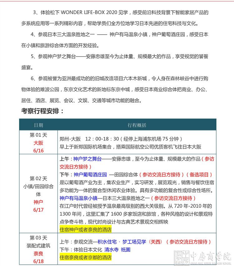 日本房地产考察——地产行业全方位考察学习之旅